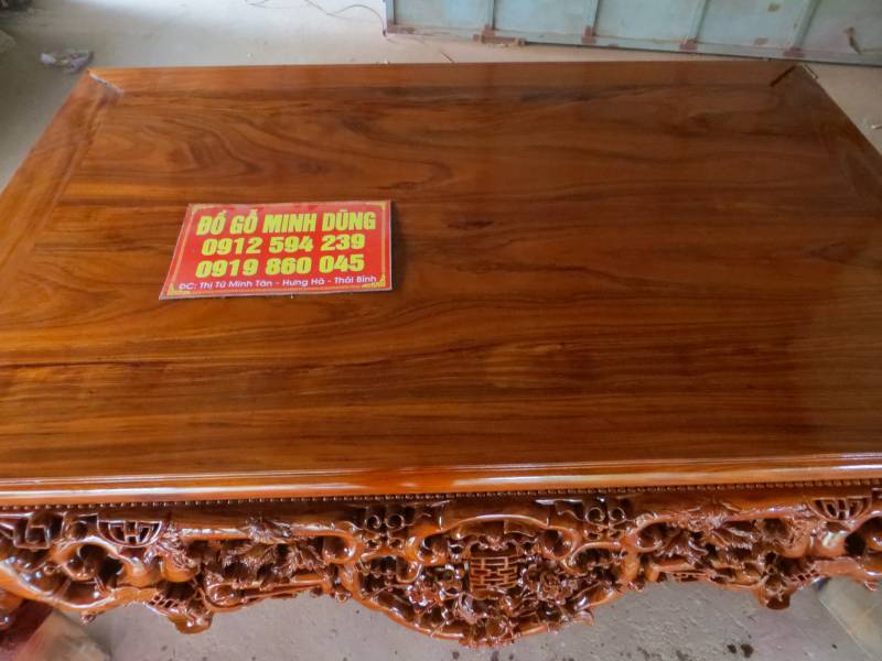 Sập gỗ Hương đục đẹp- ST08