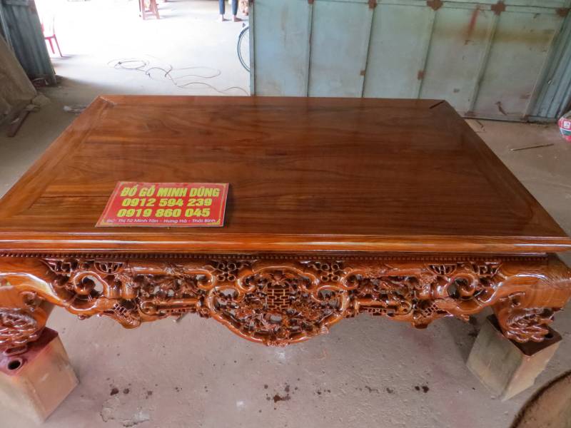 Sập gỗ Hương - ST07