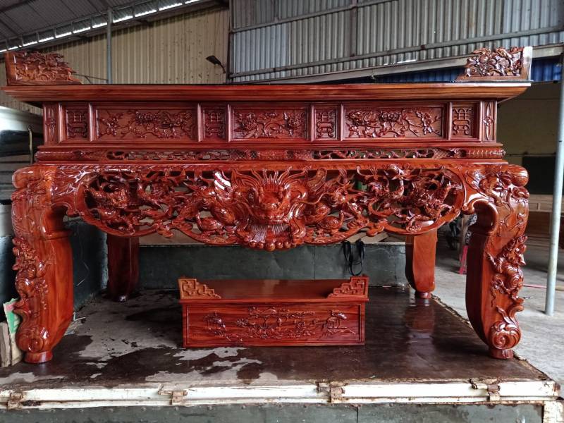 Bàn thờ Tứ Linh chân 20cm - BT30