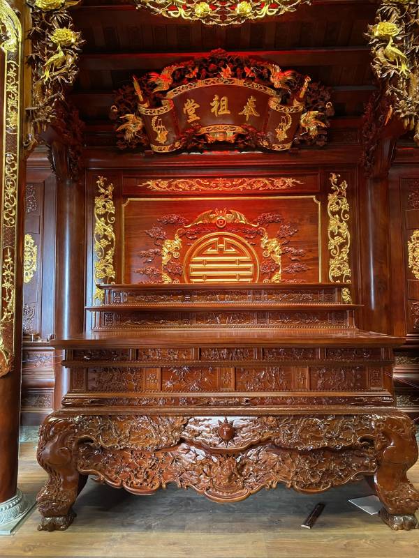 Sập thờ 2 tầng dạ kép - BT13