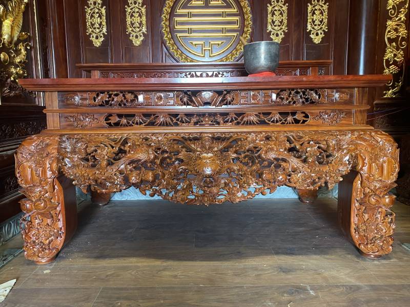 Sập thờ VIP 2 tầng cổ - BT12