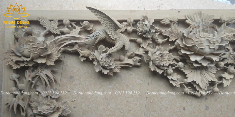 Cửa võng mẫu Phù Dung Chim Trĩ CV9